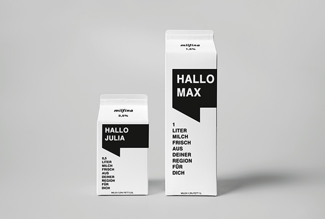 Milfina牛奶黑白极简