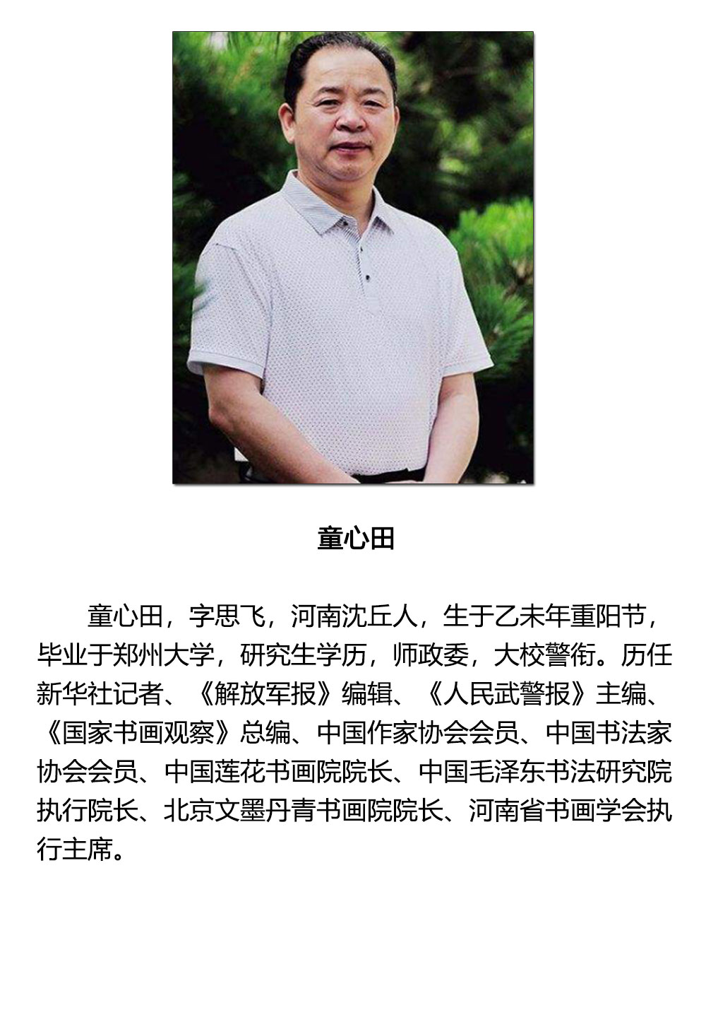 书法-童心田-新时代新征程-名人名家书画联展