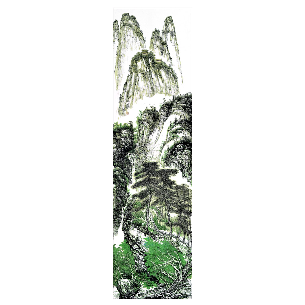 四条屏(三)-任福新-新时代新征程-名人名家书画联