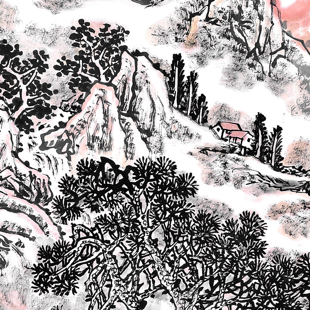 云岭揽胜-马国立-新时代新征程-名人名家书画联