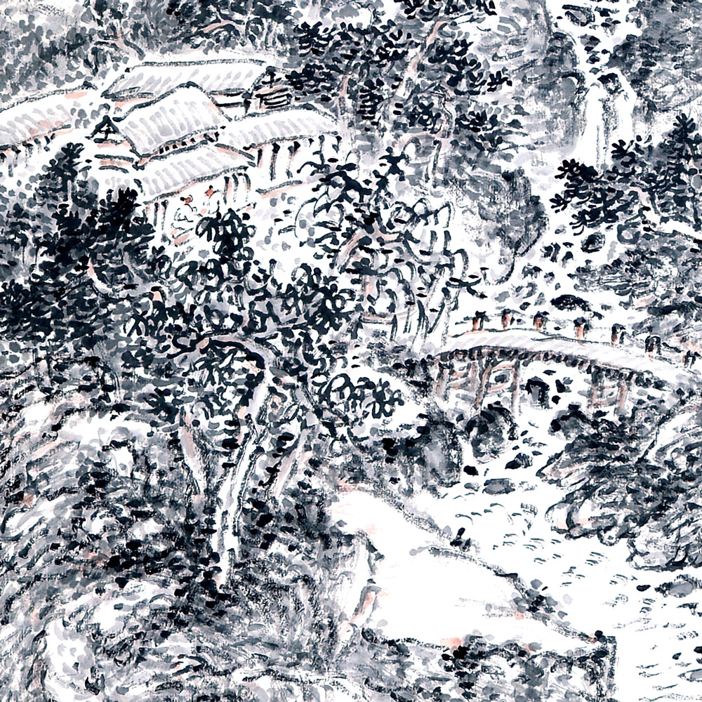 山高图-田占峰-新时代新征程-名人名家书画联展