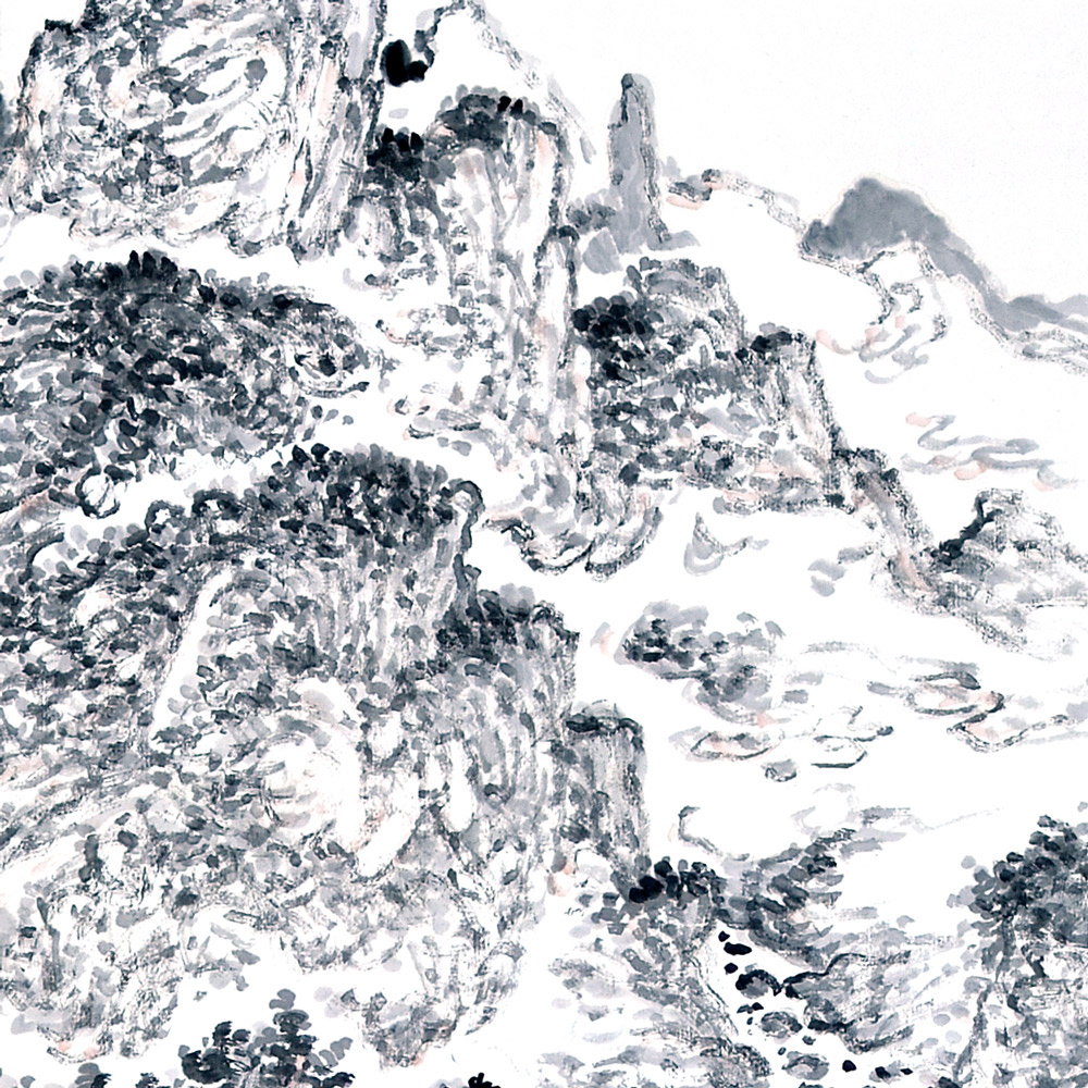 山高图-田占峰-新时代新征程-名人名家书画联展