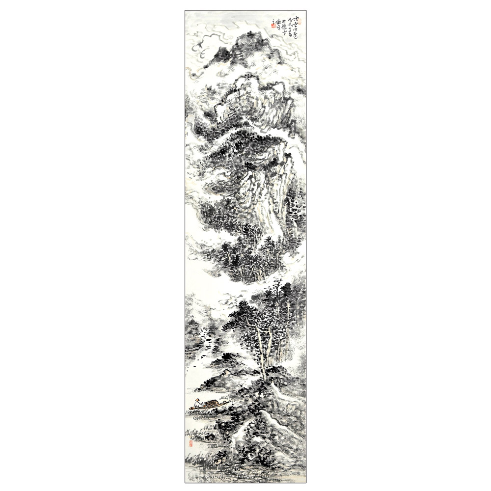 烟云洪荒-田占峰-新时代新征程-名人名家书画联