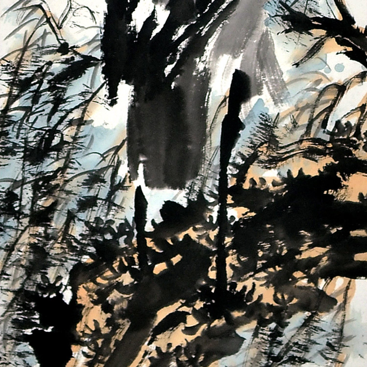 国画(二)-许朝旭-新时代新征程-名人名家书画联