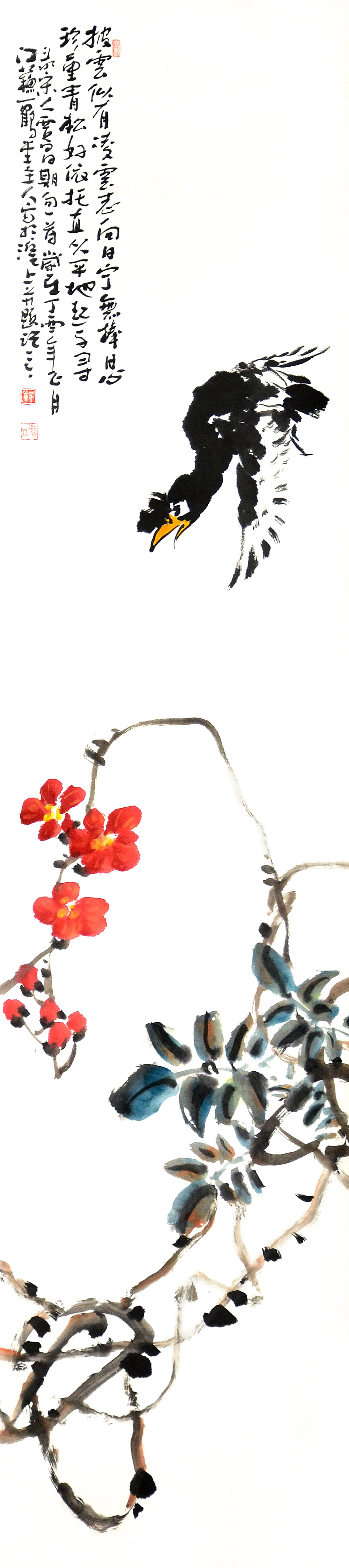 花鸟(三)-郑翰林-新时代新征程-名人名家书画联展