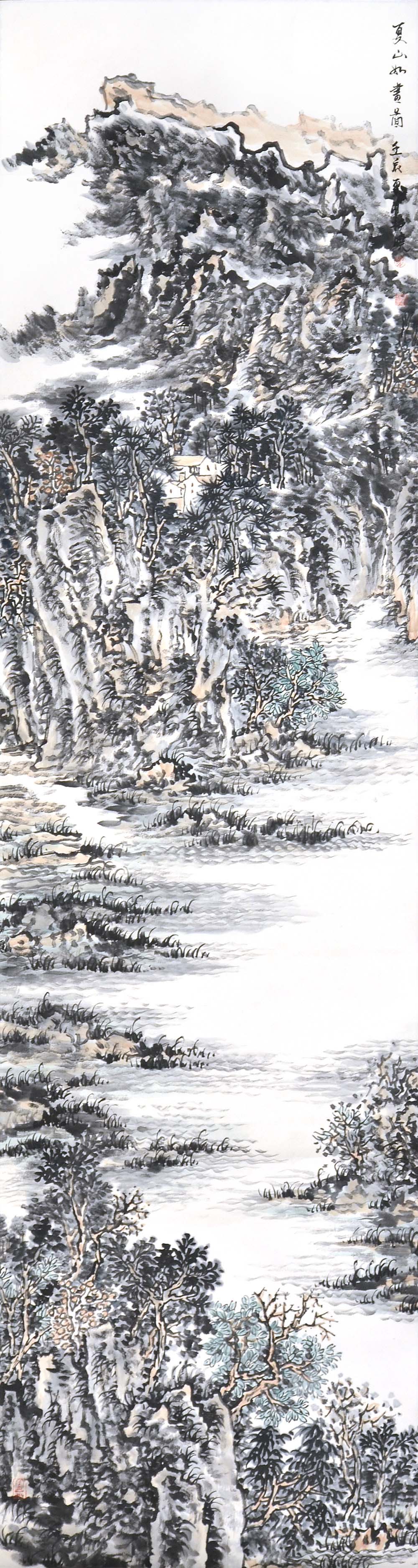 山水(二)-翟拂晓--新时代新征程-名人名家联展