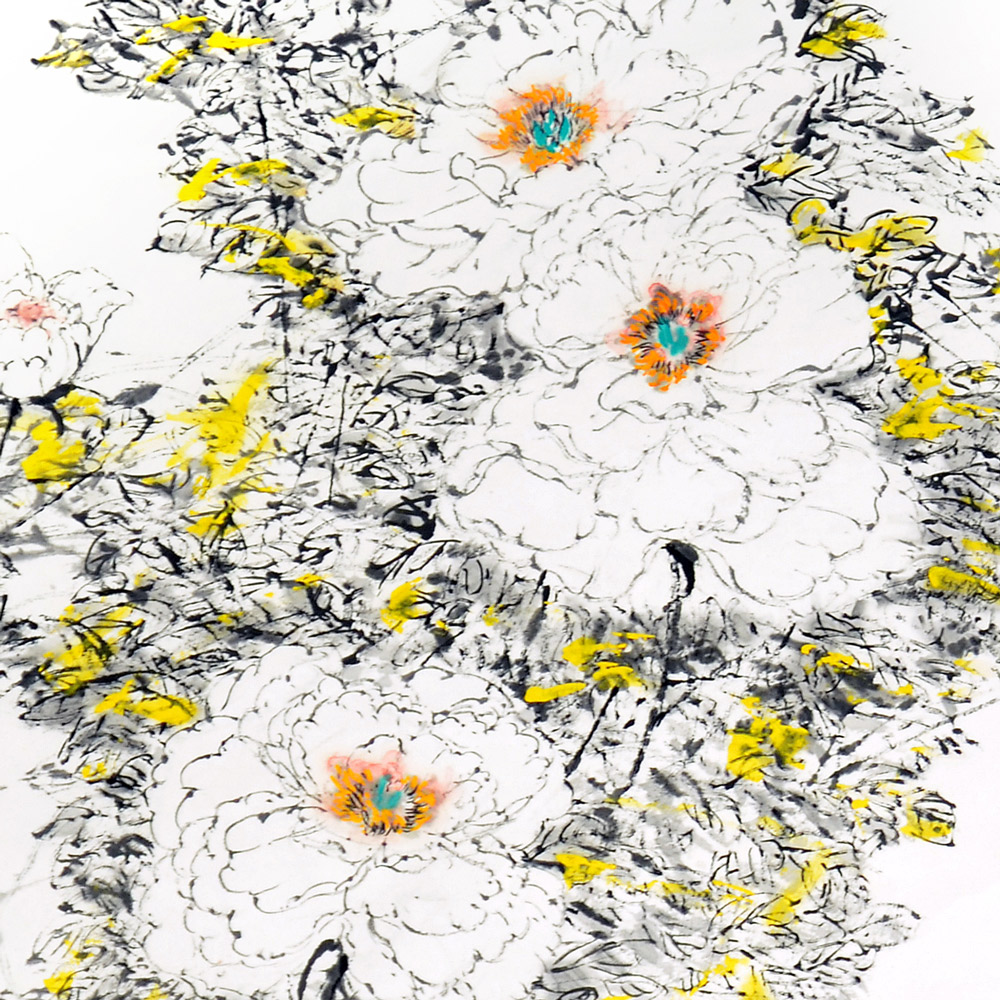 花鸟（二）-晏霁--新时代新征程-名人名家书画联