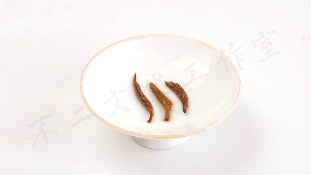 叶底和汤色的拍摄-红茶-小青柑
