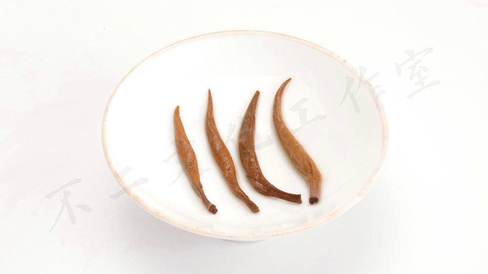 叶底和汤色的拍摄-红茶-小青柑