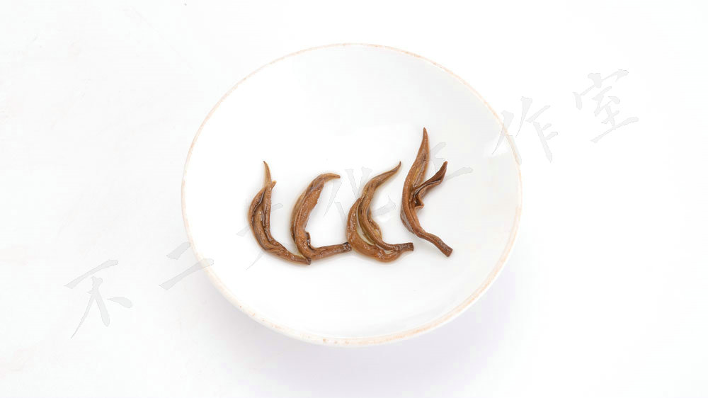 叶底和汤色的拍摄-红茶-小青柑