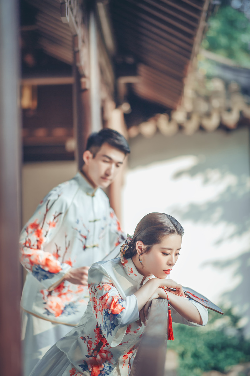 复古婚纱样片
