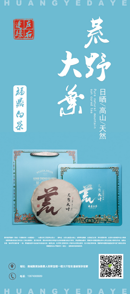左右逢缘荒野白茶产品拍摄