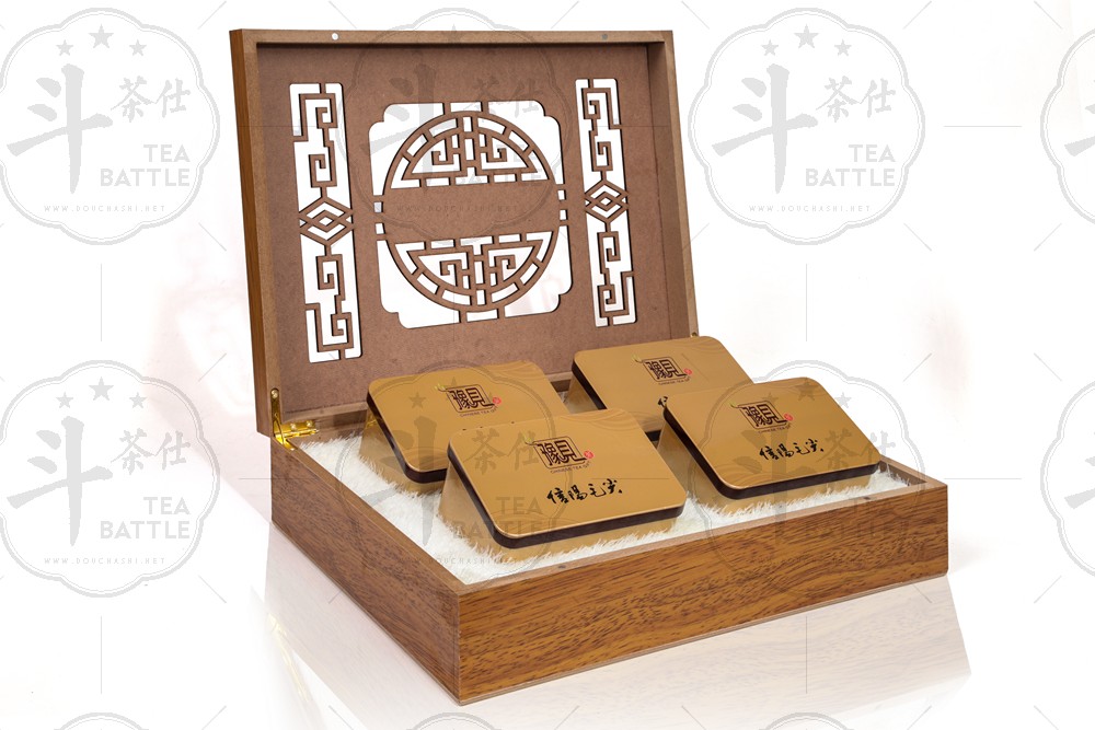 木盒包装茶叶包装白底图-支持小批量订货