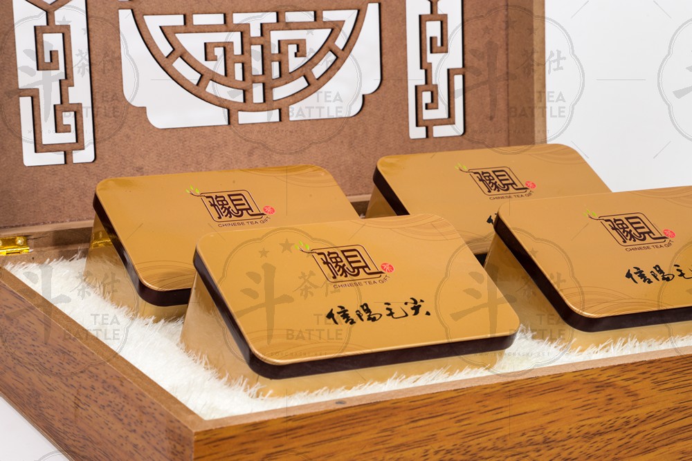 木盒包装茶叶包装白底图-支持小批量订货