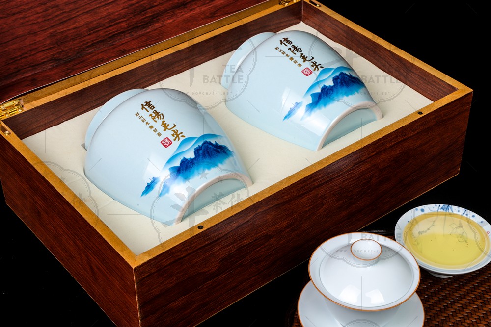 木盒包装茶叶包装白底图-支持小批量订货