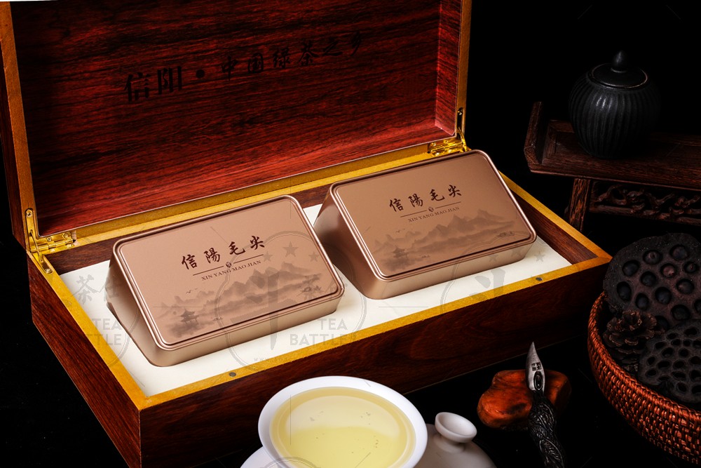 木盒包装茶叶包装白底图-支持小批量订货