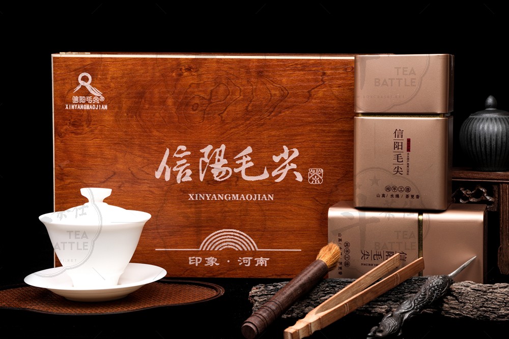 木盒包装茶叶包装白底图-支持小批量订货