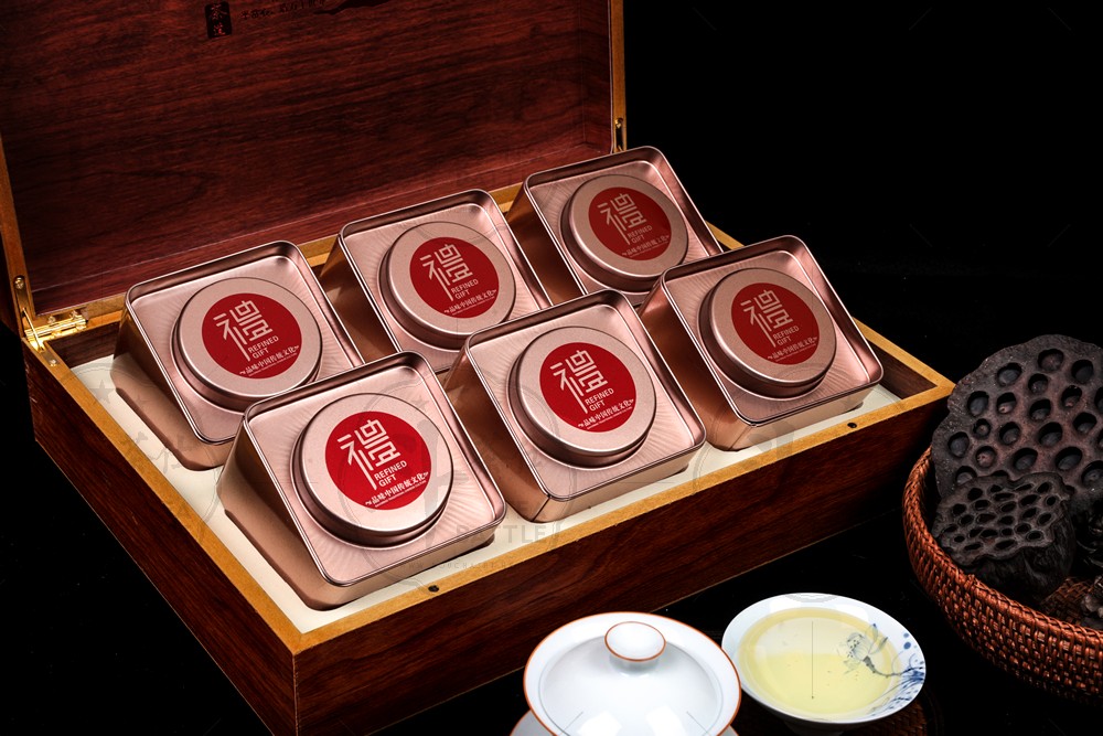 木盒包装茶叶包装白底图-支持小批量订货