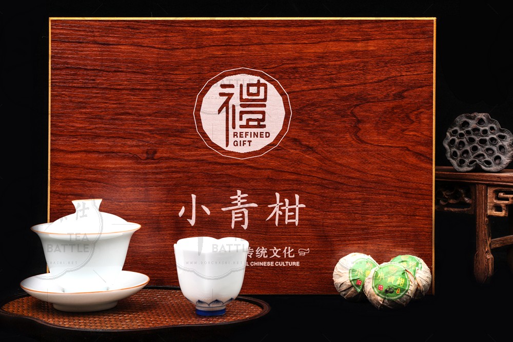 木盒包装茶叶包装白底图-支持小批量订货
