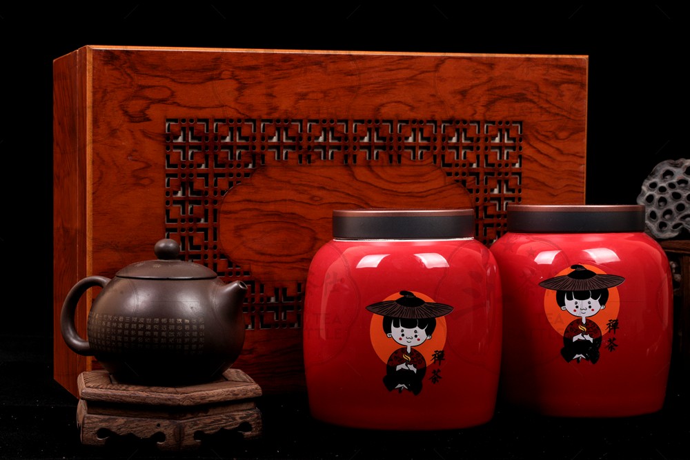 木盒包装茶叶包装白底图-支持小批量订货