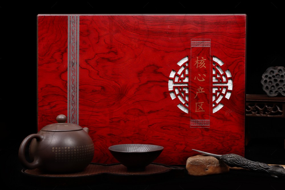 木盒包装茶叶包装白底图-支持小批量订货