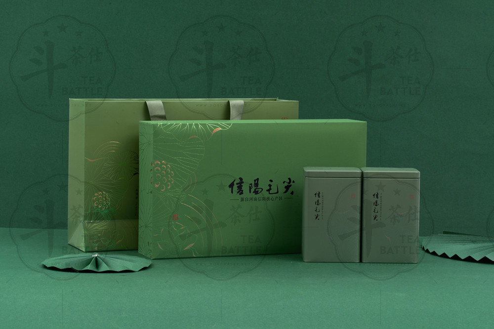洪盛包装新春信阳毛尖礼盒 铁盒【一】