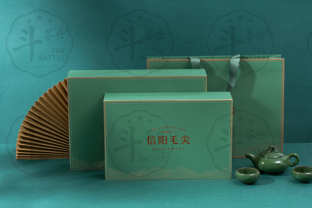 洪盛包装新春信阳毛尖礼盒 铁盒【三】