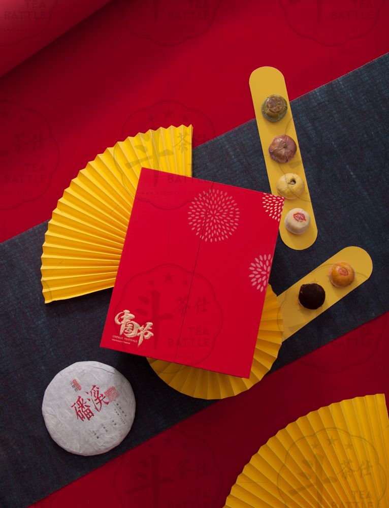 洪盛包装2021年中秋月饼礼盒;红、蓝两色;小罐、茶饼、铁罐三款