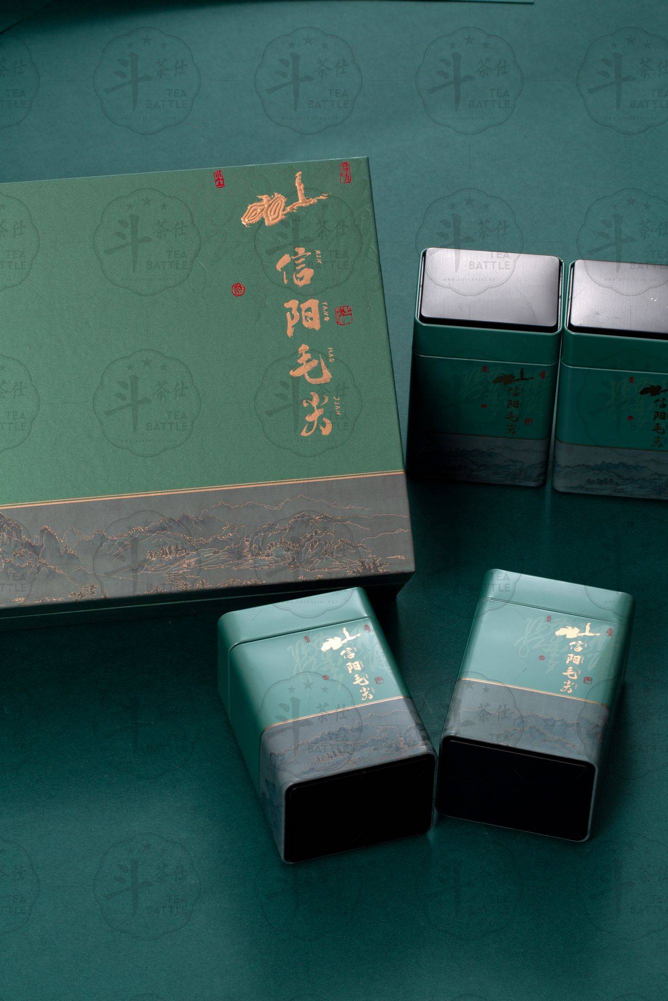 信阳毛尖礼盒-洪盛包装