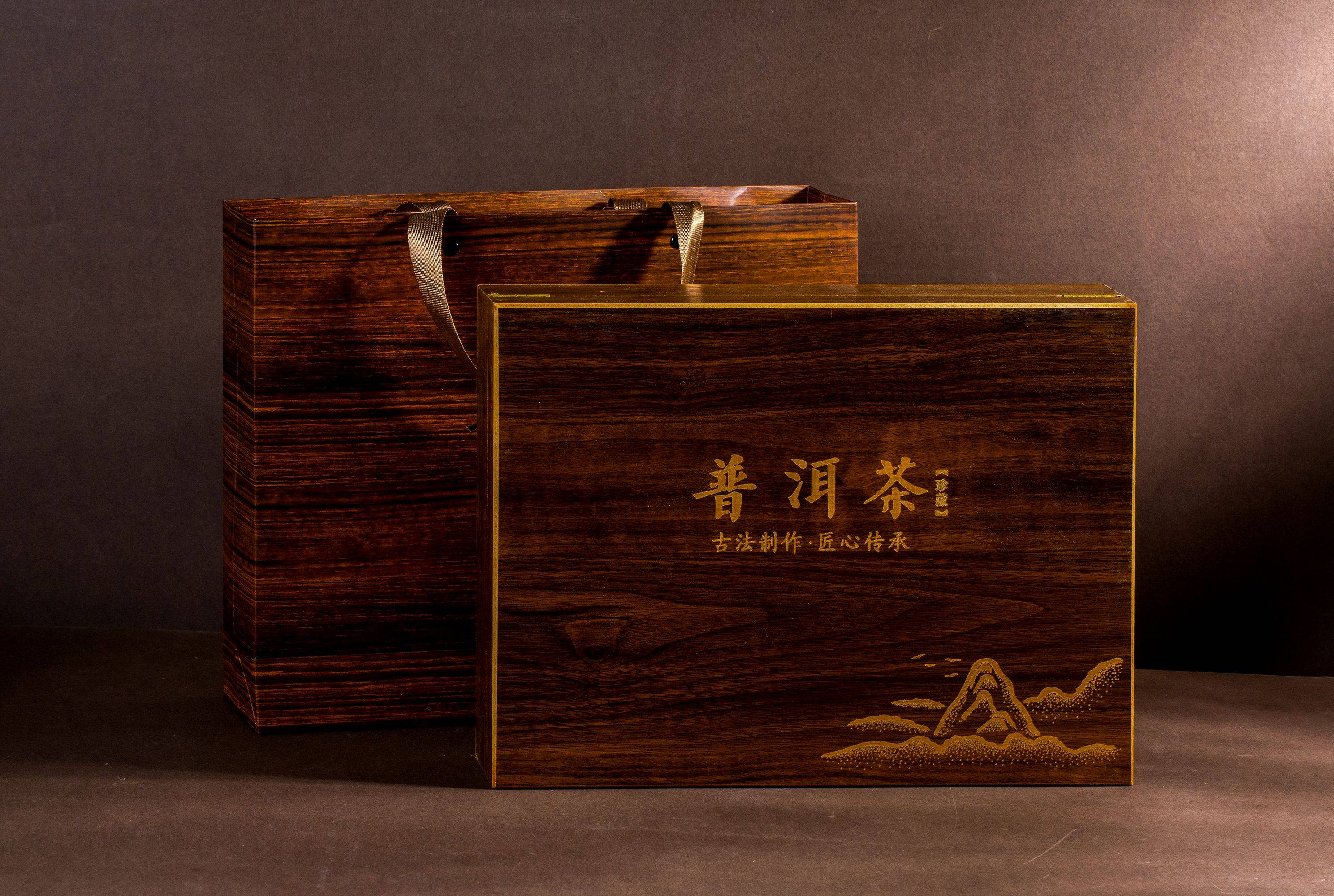 仿木纹礼盒