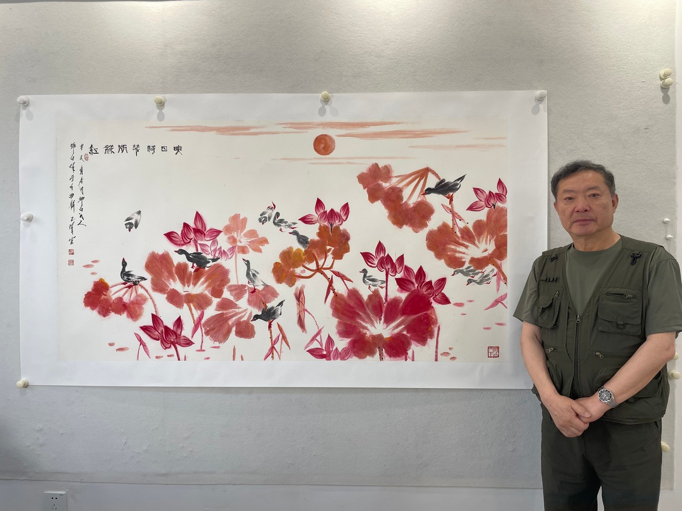 映日荷花别样红_邓白跃进DB0138 -齐派娄门邓白跃进从艺四十五周年巡展