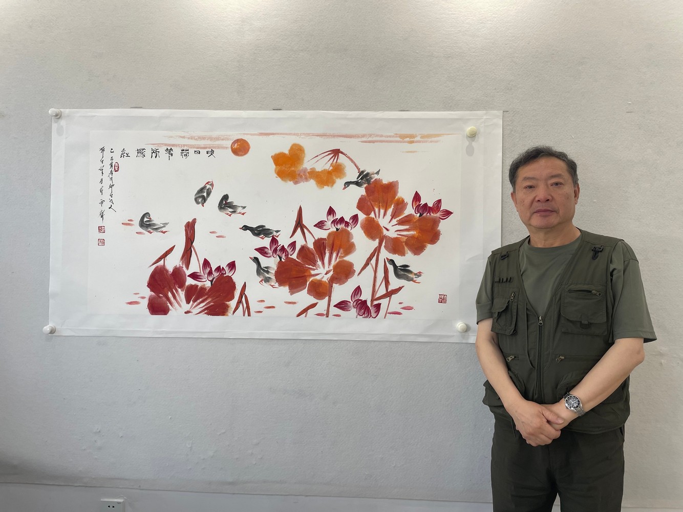 映日荷花别样红_邓白跃进DB0186 -齐派娄门邓白跃进从艺四十五周年巡展