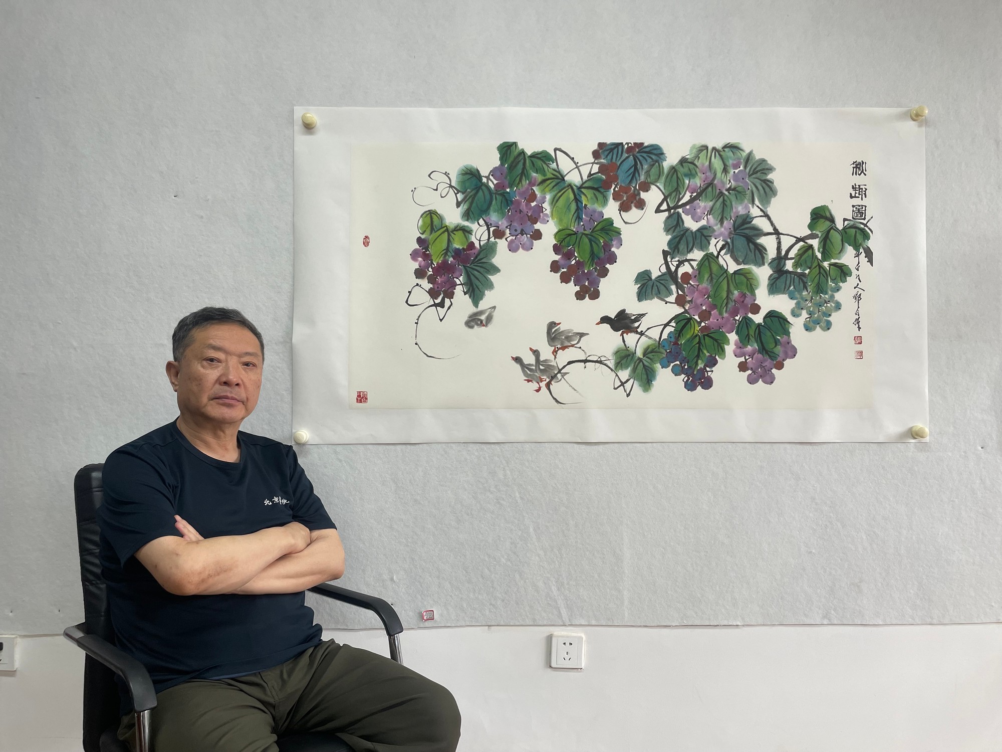 秋趣图_邓白跃进DB0227  -齐派娄门邓白跃进从艺四十五周年巡展