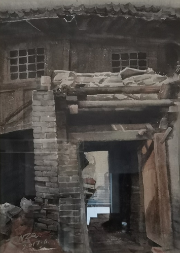 王志琪-《王志琪水彩》(25cmx35cm)-龙在空间