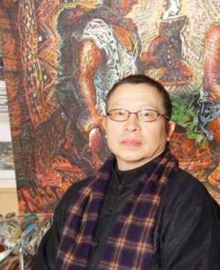 罗中立-《老土墙》(158cmx147cm)-龙在空间