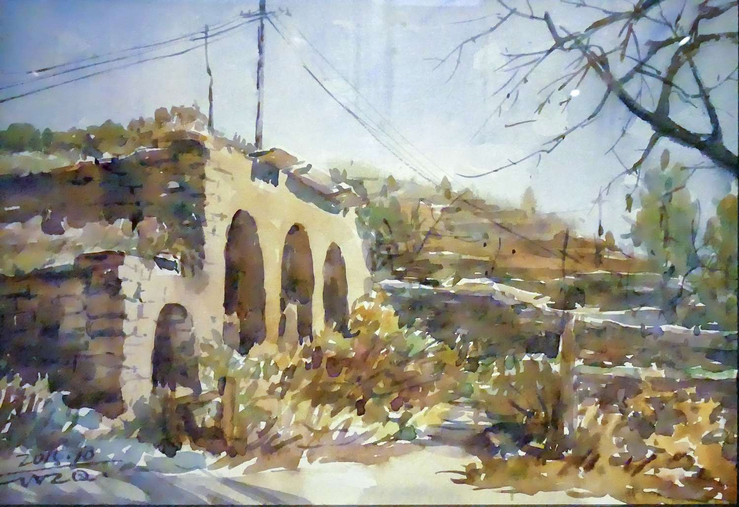 1685976167757068.jpg 王志琪-《王志琪水彩》(36cmx26cm)-龙在空间