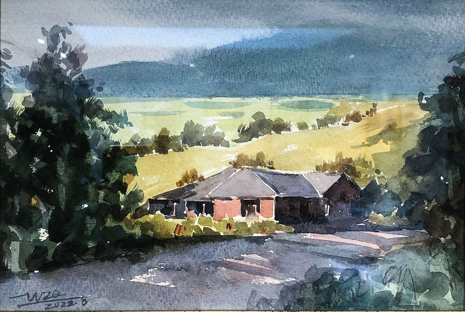 王志琪-《王志琪水彩》(26cmx18cm)-龙在空间