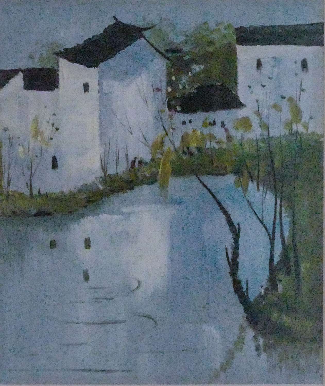 1685979874631768.jpg 吴冠中-《吴冠中油画》(25cmx30cm)-龙在空间