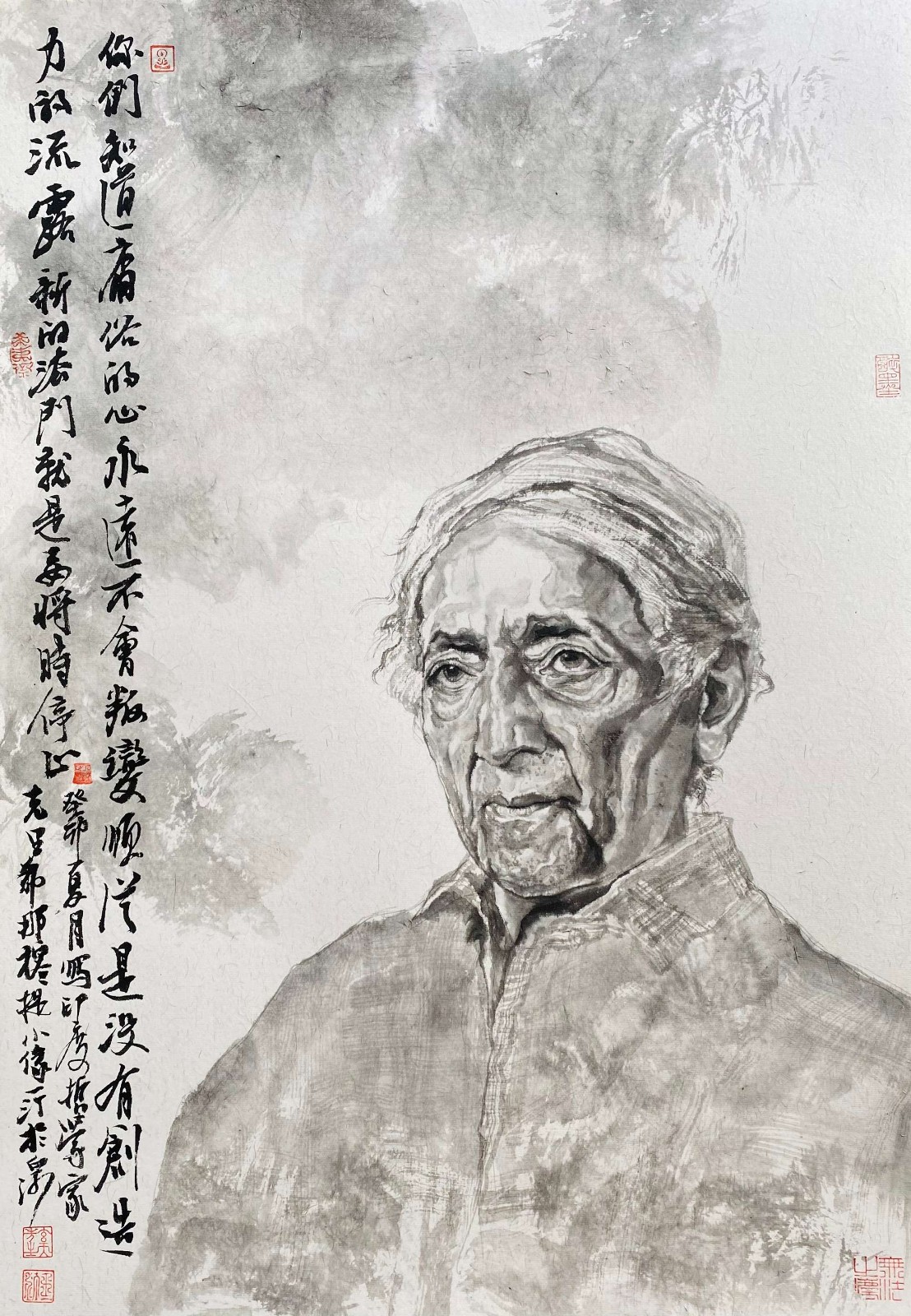 王一汀_中外名人水墨肖像系列(二)