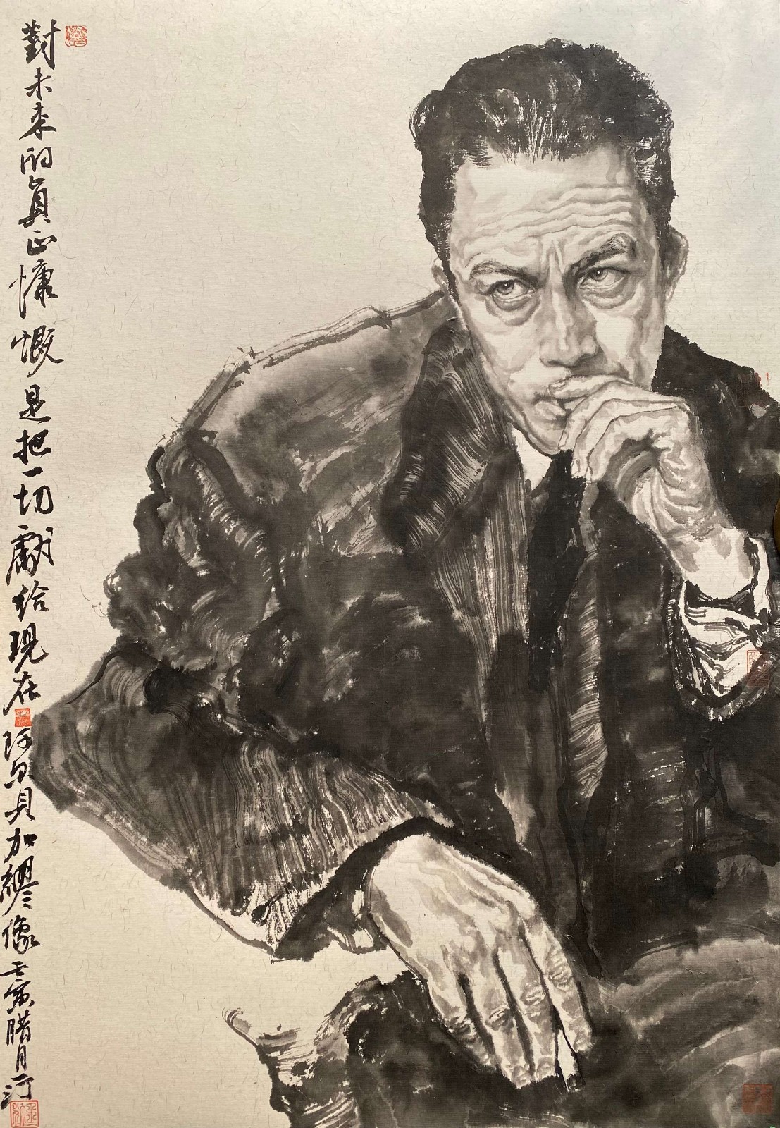 王一汀_中外名人水墨肖像系列(二)