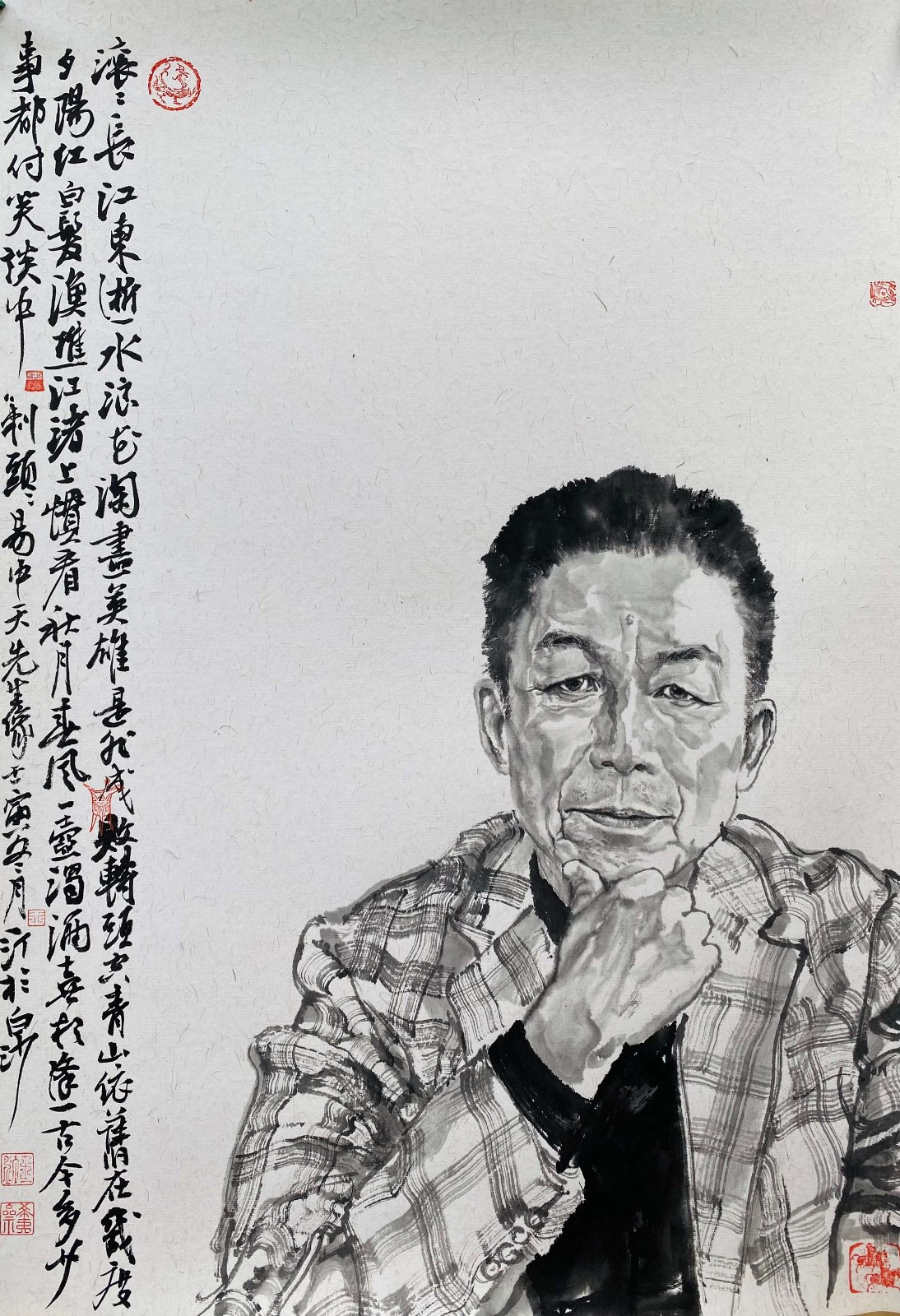 王一汀_中外名人水墨肖像系列(一)