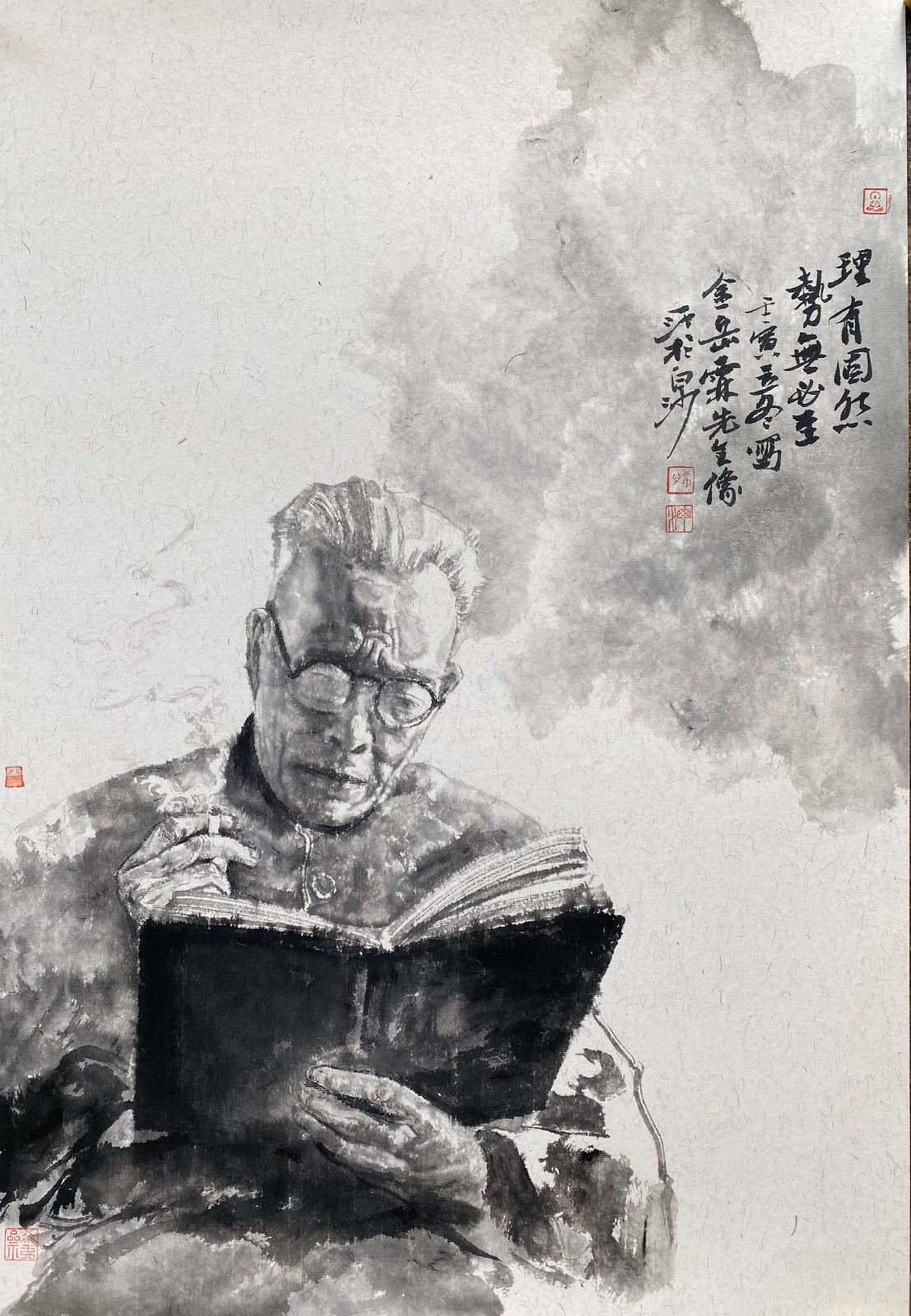 王一汀_中外名人水墨肖像系列(一)