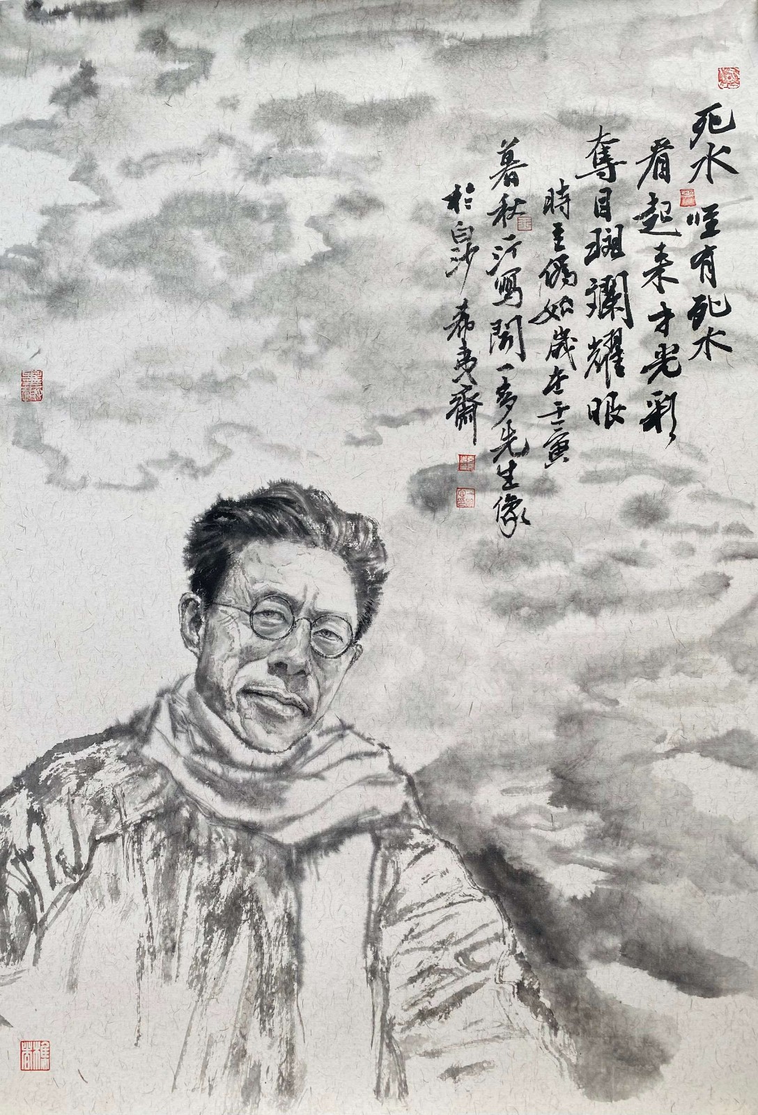王一汀_中外名人水墨肖像系列(一)