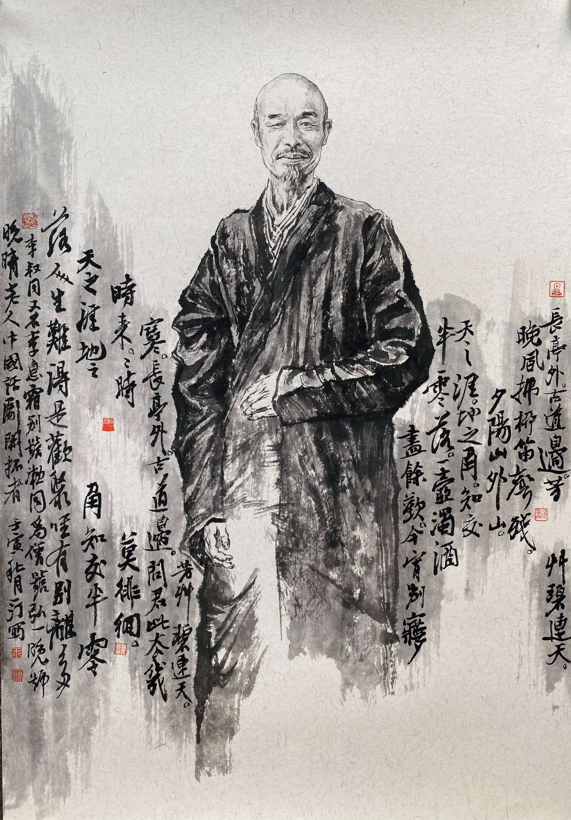 王一汀_中外名人水墨肖像系列(一)