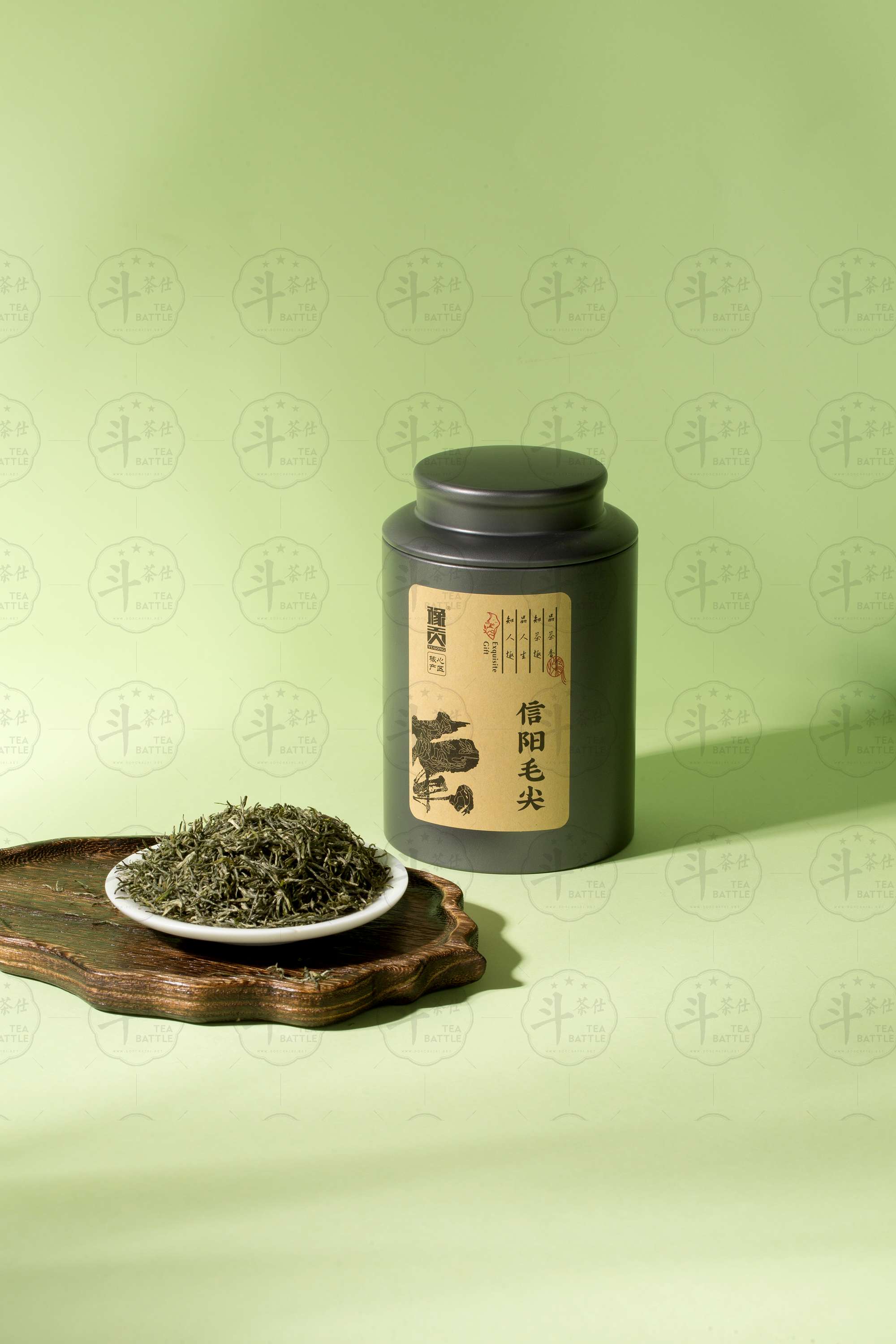 2024年春茶信阳毛尖-单铁罐-仿古-豫贡