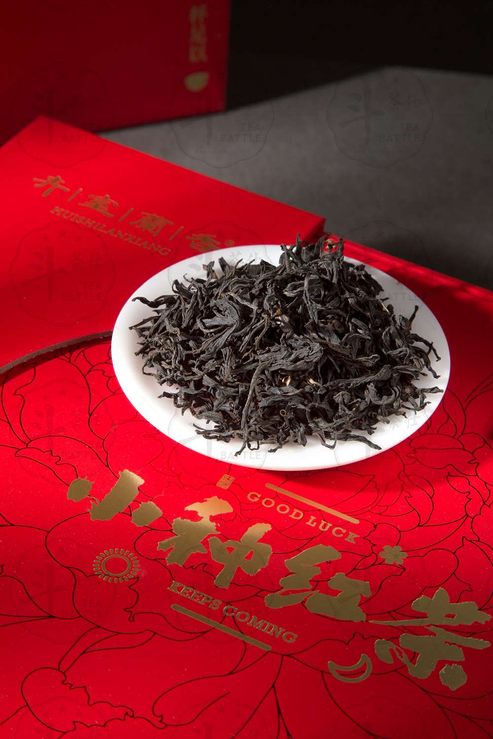 卉室兰香-小种红茶-粒粒香-红色礼盒