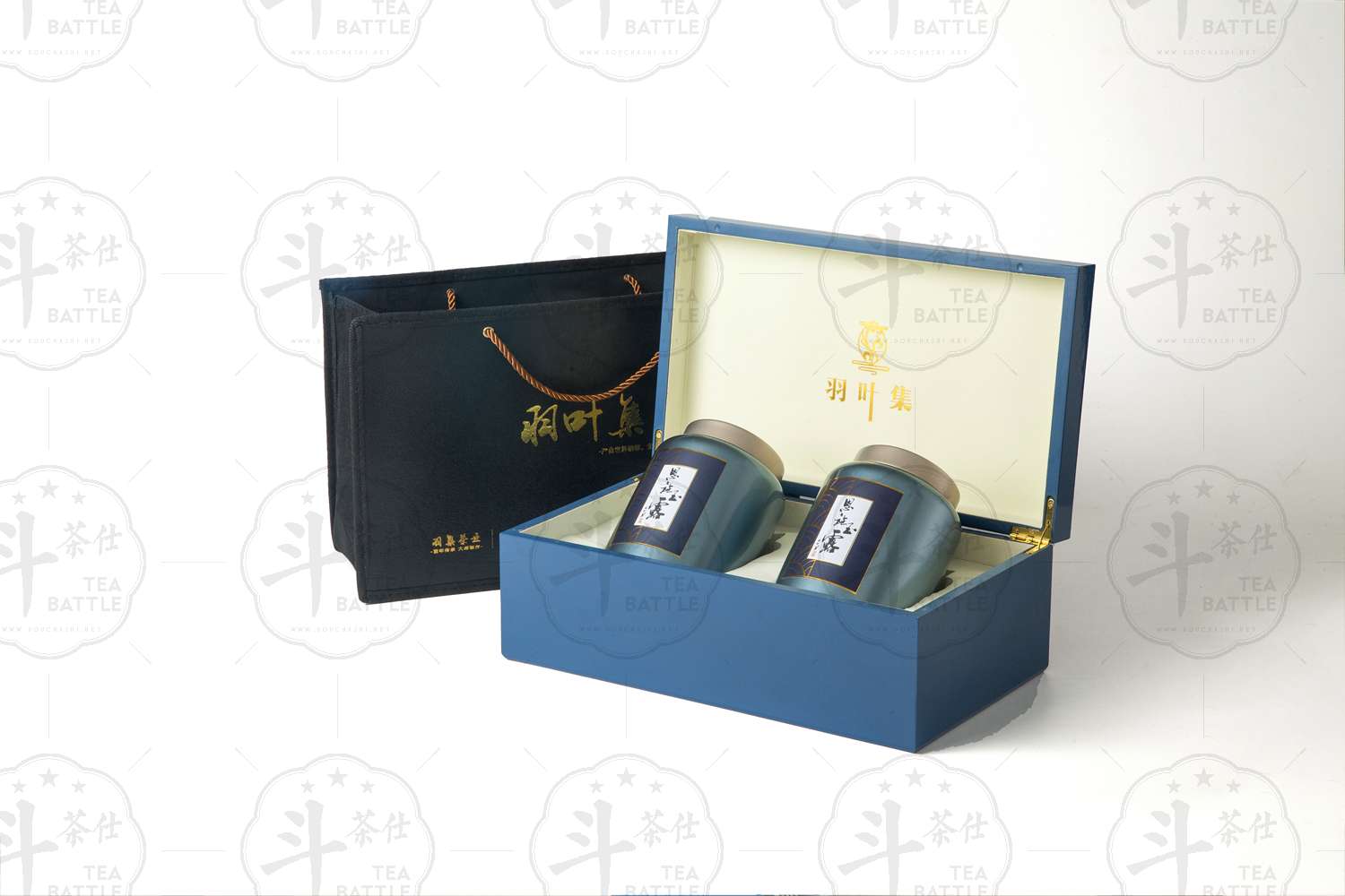 羽叶集-恩施玉露-绿茶礼盒-产品拍摄
