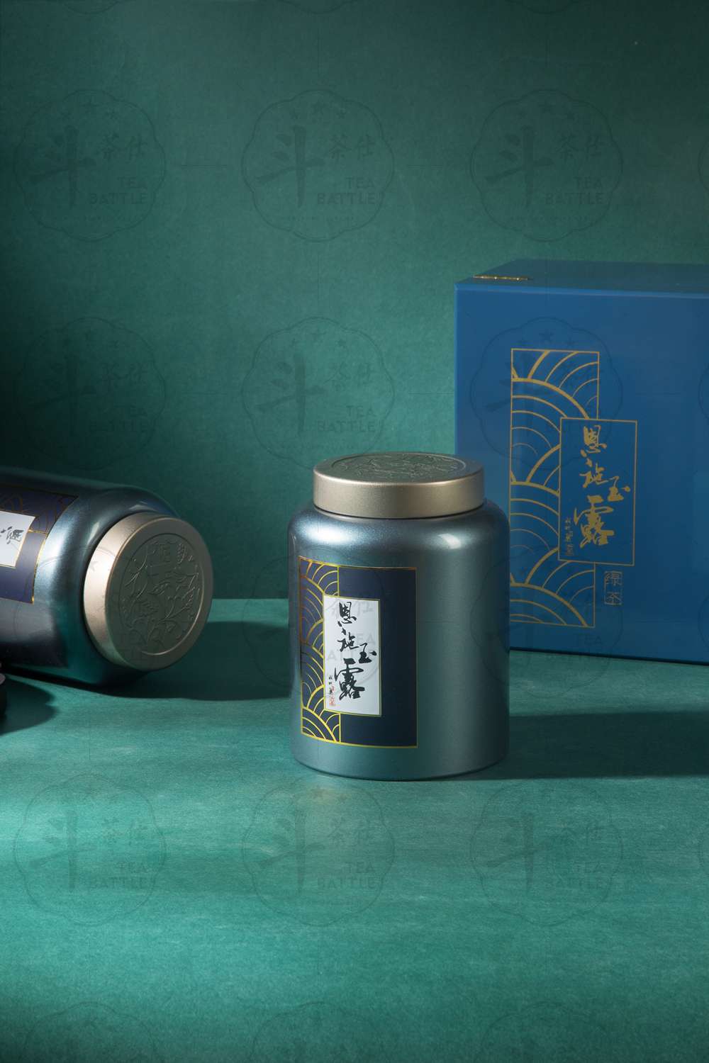 羽叶集-恩施玉露-绿茶礼盒-产品拍摄