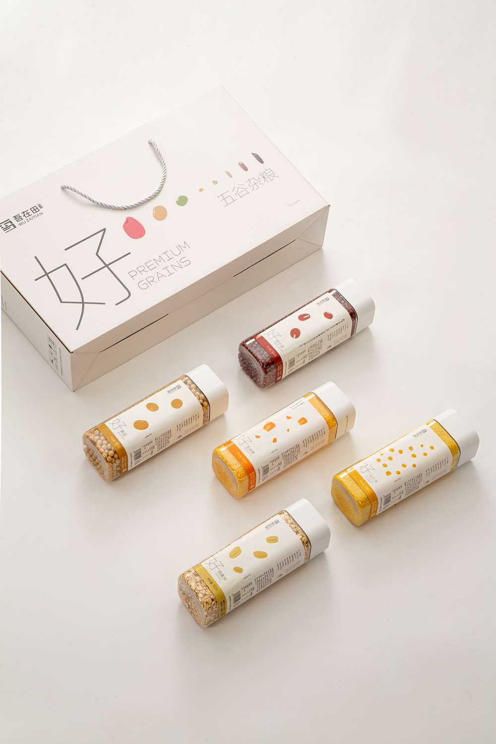 吾在田-杂粮-五谷粥-精品礼盒-产品拍摄
