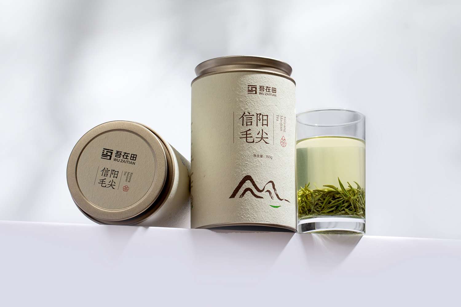 吾在田-信阳毛尖-绿茶-产品拍摄